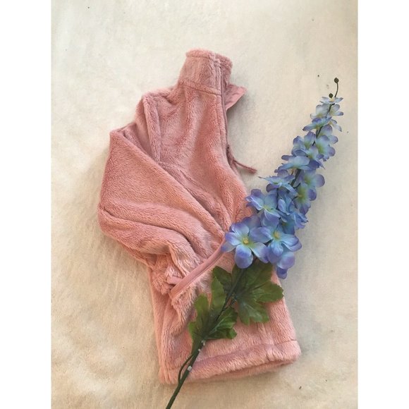 Girl’s Size XS sherpa sweater The childrens  PLACE Rose Quartz Full Zip - Picture 2 of 12